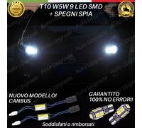 COPPIA LUCI DI POSIZIONE 9 LED PER GRANDE PUNTO T10 + SPEGNI SPIA 100% No ERROR