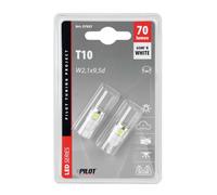Coppia lampadine Mega-Led 6 T10 W2.1x9.5d 12V