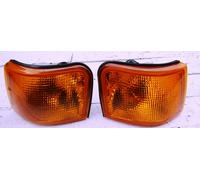 Coppia luci di svolta angolari anteriori Hyundai Excel modello 1990 91 LH RH ...