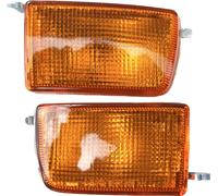 Coppia luci di svolta paraurti anteriore VW GOLF III 1992 98 gialle LH RH nuo...