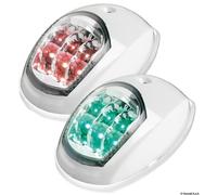 LUCI DI VIA LED EVOLED COPPIA IN ABS BIANCHE - OSCULATI 11.039.01