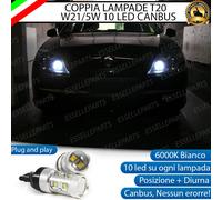 COPPIA LUCI DIURNE DRL 15 LED CANBUS RENAULT LAGUNA 3 DAL 07/2010 CON BIXENON