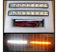 Coppia Luci Diurne LED DRL+ Indicatori di Direzione per FIAT 124 125 126 127 128