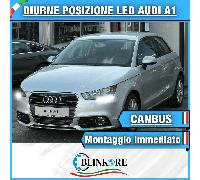 COPPIA LUCI DIURNE POSIZIONE LED BIANCO T20 AUDI A1 PRE RESTYLING NO ERRORE