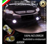 COPPIA LUCI FENDINEBBIA H11 LED CREE COB CANBUS HONDA INSIGHT 6000K