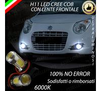 COPPIA LUCI FENDINEBBIA H11 LED CREE COB CANBUS SUZUKI ALTO VII 6000K