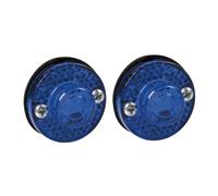 Coppia luci ingombro perimetrale LED camion 24V - Blu