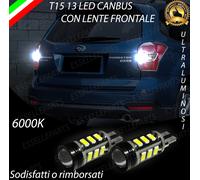 COPPIA LUCI RETROMARCIA 13 LED T15 W16W CANBUS PER SUBARU FORESTER IV
