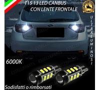 COPPIA LUCI RETROMARCIA 13 LED T15 W16W CANBUS PER SUBARU IMPREZA