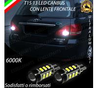 COPPIA LUCI RETROMARCIA 13 LED T15 W16W CANBUS TOYOTA AVENSIS VERSO