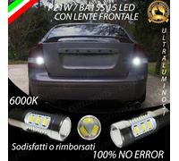 COPPIA LUCI RETROMARCIA 15 LED P21W BA15S CANBUS VOLVO S40 MK2 6000K NO ERROR