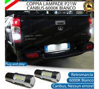 COPPIA LUCI RETROMARCIA 15 LED P21W CANBUS PER GREAT WALL STEED NO ERROR 6000K