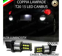 COPPIA LUCI RETROMARCIA 15 LED T20 W21W CANBUS DAIHATSU COPEN NO ERROR