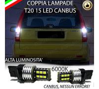 COPPIA LUCI RETROMARCIA 15 LED T20 W21W CANBUS HONDA HR-V 6000K NO ERROR