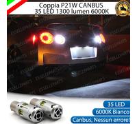 COPPIA LUCI RETROMARCIA LED P21W BA15S CANBUS 3.0 PER LOTUS ELISE 6000K
