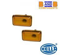 COPPIA LUCI RIPETITORI LATERALI HELLA VW GOLF MK1 MK2 SCIROCCO CORRADO A1338