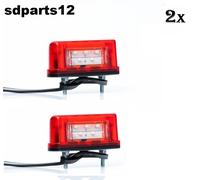 Coppia Luci Targa 2x 5Led E9 Posteriore Per Auto Fuoristrada Moto Omologata