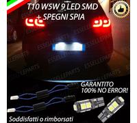 COPPIA LUCI TARGA 9 LED VOLKSWAGEN GOLF 6 T10 W5W + SPEGNI SPIA 100% No ERROR