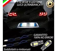 COPPIA LUCI TARGA A 9 LED VOLKSWAGEN GOLF 6 T10 W5W CANBUS