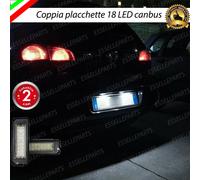 COPPIA LUCI TARGA LED PLACCHETTE COMPLETE CANBUS VOLKSWAGEN GOLF 6 VI 6000K