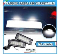 COPPIA LUCI TARGA LED PLACCHETTE VOLKSWAGEN TOUAREG DAL 2010 AL 2022 NO ERRORE