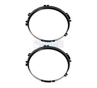 COPPIA LUNETTE FERMO FANALE NERO PER LAND ROVER DEFENDER STC3018 X2