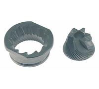 Coppia macine senso di rotazione dx D1 ø 40mm D2 ø 32mm H 20mm alb. ø 10mm SAECO
