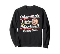 Coppia Mamma Piccolo Meatball Gravidanza Felpa