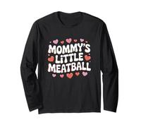 Coppia Mamma Piccolo Meatball Gravidanza Maglia a Manica