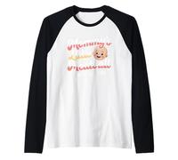 Coppia Mamma Piccolo Meatball Gravidanza Maglia con Maniche Raglan