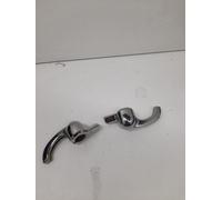 COPPIA MANETTINI CROMATI GALLETTI DEFLETTORI FIAT 127 128 A112 SENZA VITI DI FI