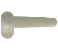 Coppia Maniglia Alluminio Per Infissi e Porte Avorio Ral 1013