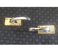 COPPIA MANIGLIA APRIPORTA INTERNA CROMATA FIAT 500 L - 126 - 127 1 S. - 128