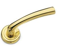 Coppia Maniglia Porta Interna Sicma MOD ALEXIA OTTONE LUCIDO,Bussola 10OL16