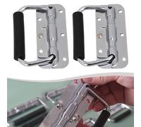 Coppia Maniglie Cassetta Attrezzi a Molla Design Ergonomico Comode da Usare 2pz