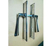 Coppia Maniglie da porte bocchetta patent sonical ziral farfalla quadro 6 x 70