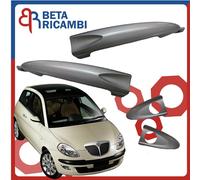 Coppia Maniglie Esterne Lancia Ypsilon 03 - 11 Satinate Porte Anteriori Sx + Dx