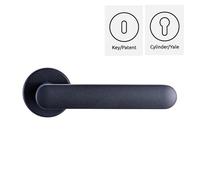 Coppia maniglie maniglia per porte interne mod. FRANCESCA in zama design moderno