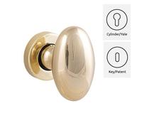 Coppia maniglie maniglia per porte interne modello CAPRI in zama, stile classico