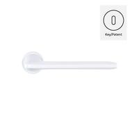 Coppia maniglie maniglia per porte interne modello ROMA SLIM zama, design snello