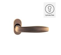 Coppia maniglie maniglia porte interne mod. SESIA alluminio stile tradizionale