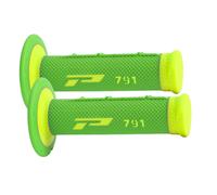 COPPIA MANOPOLE 791 PROGRIP 22 25 mm GIALLE E VERDI DA MOTO CROSS
