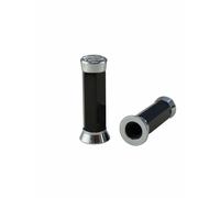 Coppia manopole alluminio moto custom Eagle Fashion l. 135 mm nero