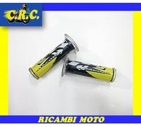 COPPIA MANOPOLE ARIETE ''RACING'' GIALLE PER MOTO E SCOOTER