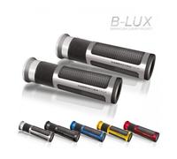 COPPIA MANOPOLE B-LUX ARGENTO IN GOMMA SPECIALE BARRACUDA MOTO
