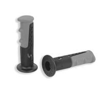 Coppia Manopole Ciclomotore Nero-Grigio V Parts per Moto Ricambi