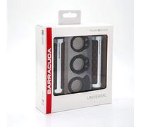 COPPIA MANOPOLE CLASSIC MARRONE/ARGENTO IN GOMMA BARRACUDA MOTO UNIVERSALI