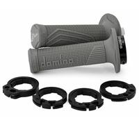 COPPIA MANOPOLE DOMINO D-LOCK GRIGIO LOCK ON YAMAHA YZ 250F/450F 4T 2016-2021