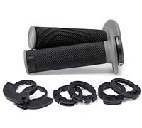 COPPIA MANOPOLE DOMINO D200 NERO GRIGIO D LOCK SISTEMA FISSAGGIO LOCK ON