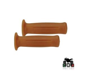 COPPIA MANOPOLE DOMINO VINTAGE CAFE RACER RETRO' SCRAMBLER LUNGHEZZA 120 MM